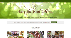 Desktop Screenshot of livethereallife.com